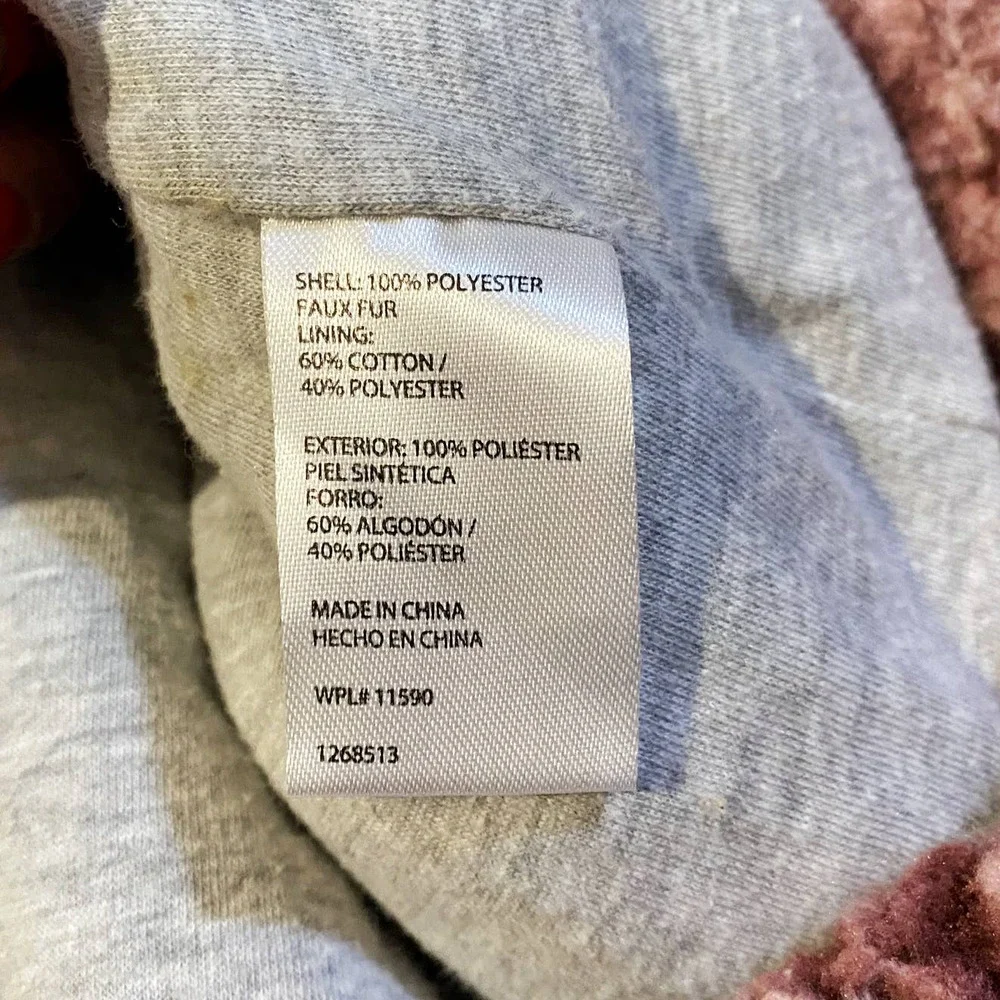 Weatherproof Vintage Mauve 1/4 Zip Fleece Womens Size M